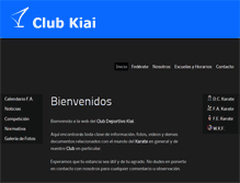Tablet Screenshot of clubkiai.com